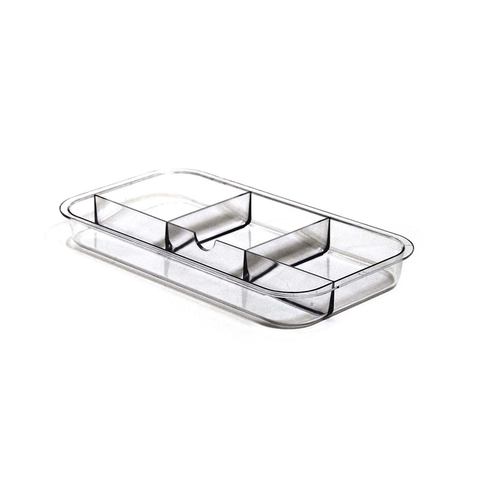 IMS Tub Plateau with transparent compartments for IMS Tub plastic tray - Hu-Friedy - Delynov