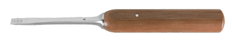 MINI-LEXER CHISEL-BURIN 6 MM, 18 CM, GRADUATION IN MM (41.550.06) - Helmut ZEPF - Delynov