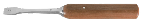 MINI-LEXER CHISEL-BURIN 10 MM, 18 CM, GRADUATION IN MM (41.550.10) - Hemut ZEPF - Delynov