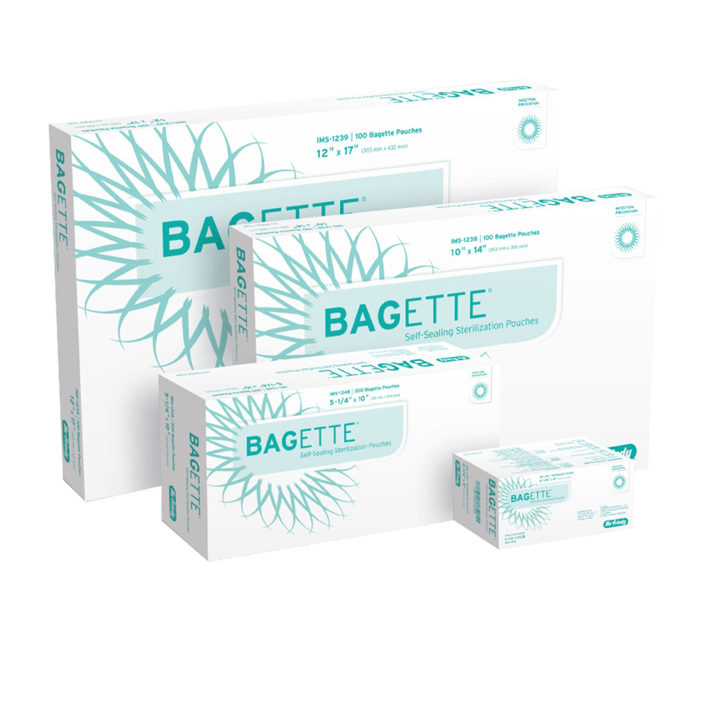 Sachets de stérilisation pour baguettes 70mm x 229mm - 200 pièces - Hu-Friedy - Delynov