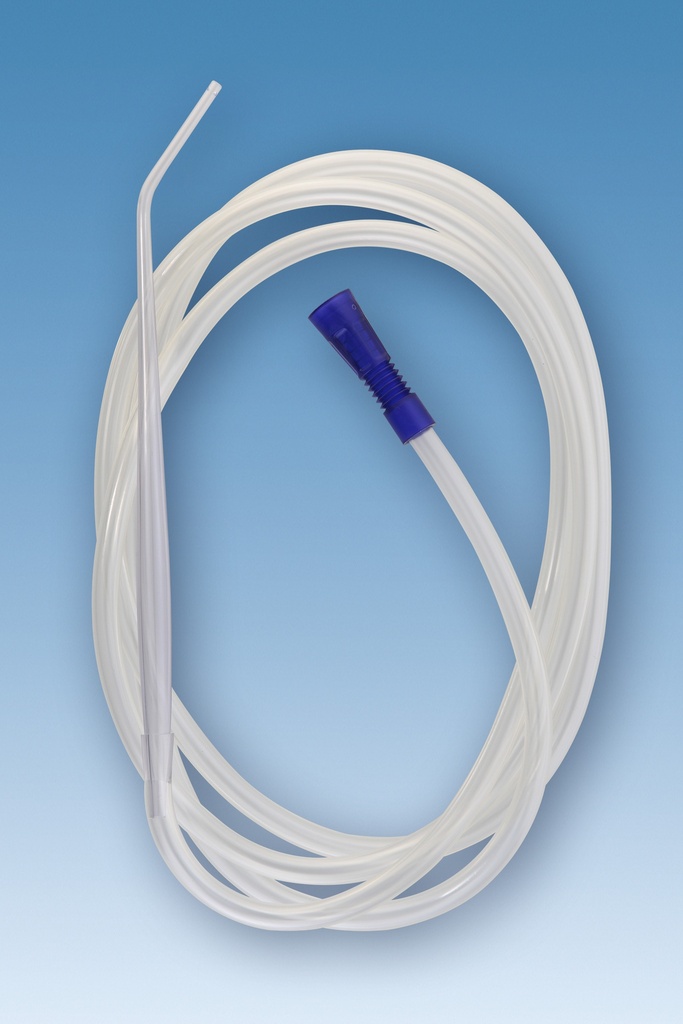 Surgical Aspiration Set 2.20m with Yankauer Cannula Aspiration Control - [32.F2044.00] - Omnia - Delynov