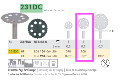 Diamond disc (231DC 100) - Meisinger - (58231DC204100) - Delynov