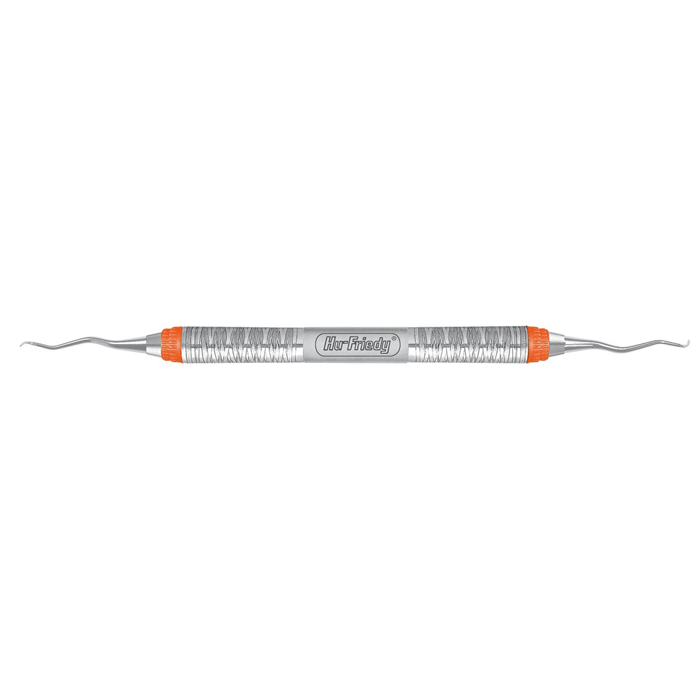 Curette Gracey n° 211/212 avec manche n° 7 orange - Hu-Friedy - Delynov