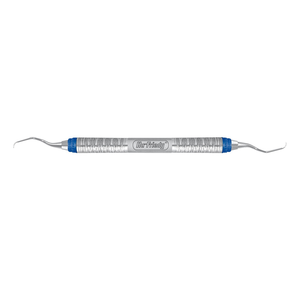 Curette Gracey Numéro 213/214 avec manche Numéro 7 bleu mini - Hu-Friedy - Delynov