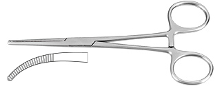 Translation: Kocher Hemostatic Forceps 14 cm - Helmut Zepf (23.105.14) - Delynov