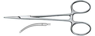 Hemostatic Micro-Halstead Forceps - Helmut Zepf (23.061.12) - Delynov