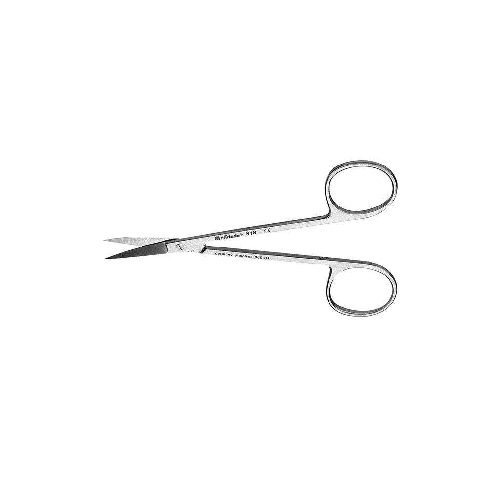 Scissors iris number 18 fine curved 11.5cm - Hu-Friedy - Delynov