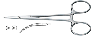 Micro-Halstead Hemostatic Forceps for Dental Surgery and Implantology - Helmut Zepf (23.063.12) - Delynov