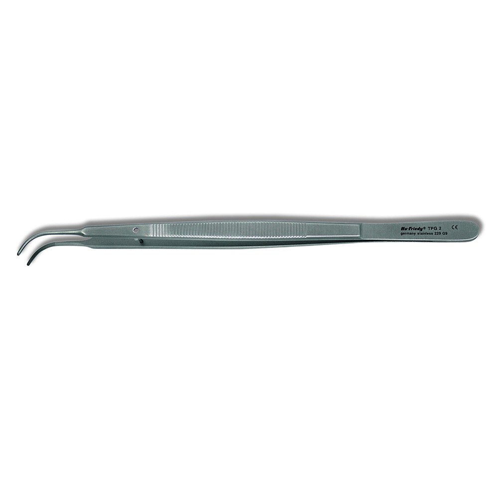 Anatomical-Curved Tissue Forceps Gerald 18cm - Hu-Friedy - Delynov