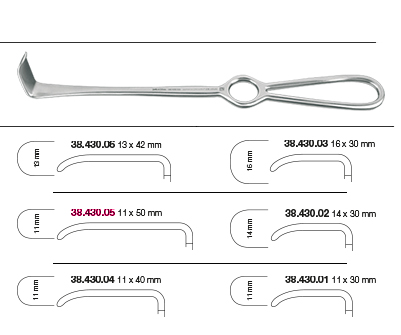 Écarteur Langenbeck Helmut Zepf (38.430.05) - Delynov 