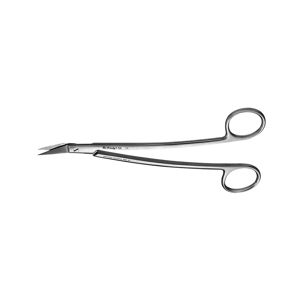 Curved Serrated Dean Scissors No. 9 16.5cm - Hu-Friedy - Delynov