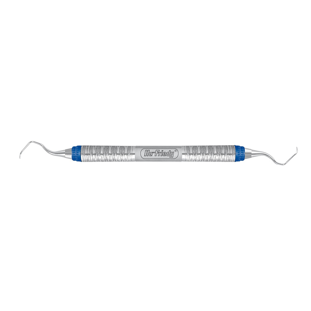 Curette Gracey n°17/18 manche n°7 bleu MF distal - Hu-Friedy - Delynov