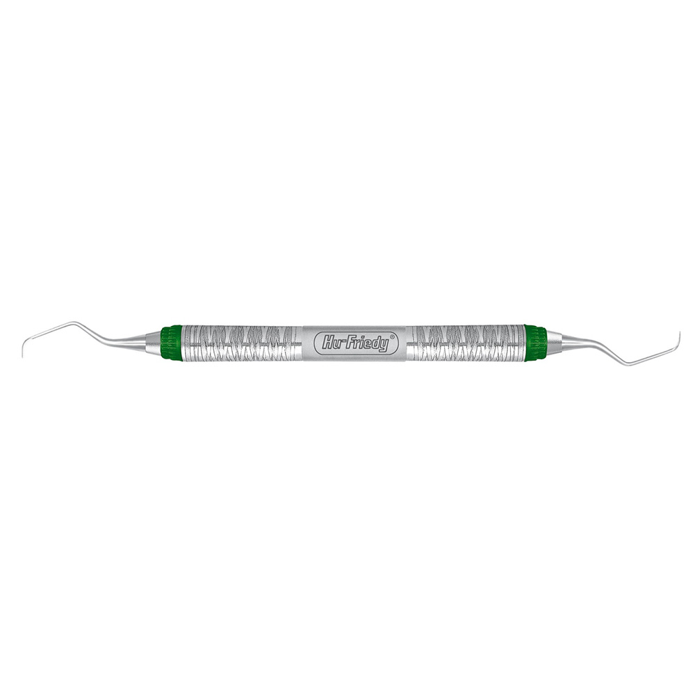 Curette Gracey n°7/8 avec manche n°7 AF vert oral/bucal - Hu-Friedy - Delynov