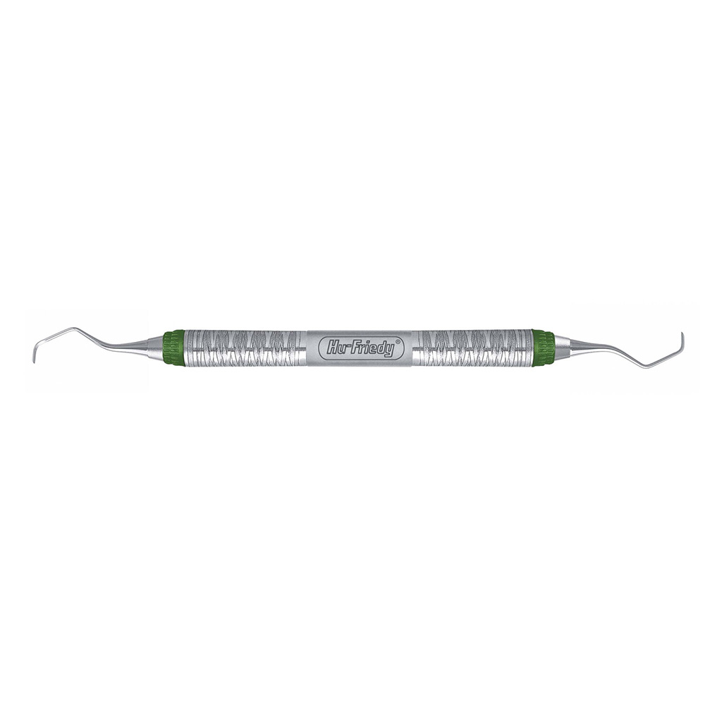 Curette Gracey n°7/8 avec manche n°7 vert - Hu-Friedy - Delynov