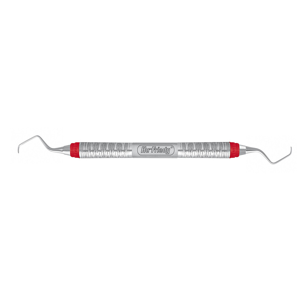 Curette Gracey n°9/10 avec manche n°7 rouge - Hu-Friedy - Delynov