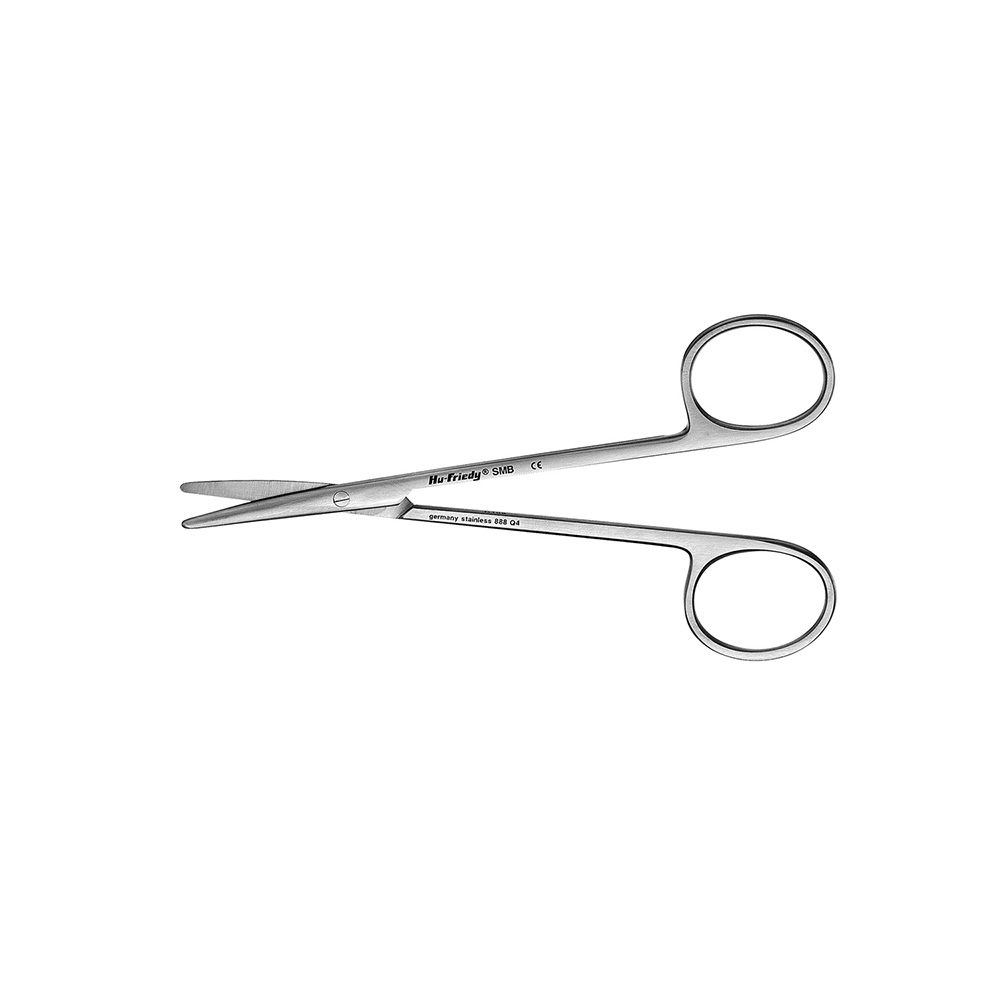 Baby 12.5 cm curved round Metzenbaum Scissors - Hu-Friedy