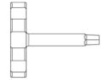 X1 Benex Screwdriver for Insert (BE001 055) - Meisinger - Hager & Meisinger GmbH (47BE001230055)