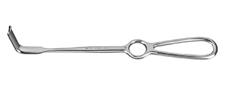 Curved Downward Tissue Retractor - Helmut Zepf (38.438.04) - Delynov