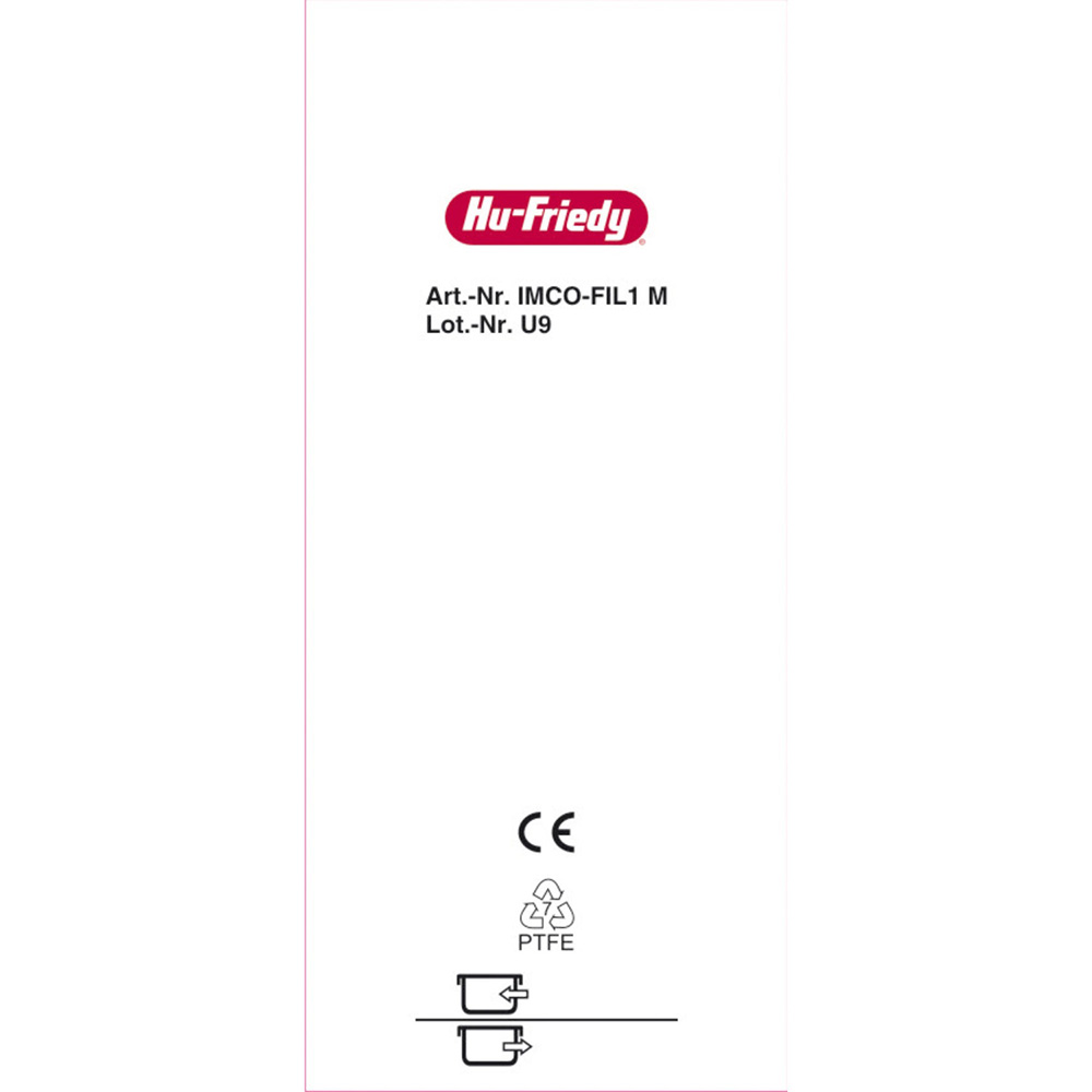 IMS Conteneur Accessoires Filtre permanent PTFE 95 x 215 mm version M 2 pc/paquet - Hu-Friedy - Delynov