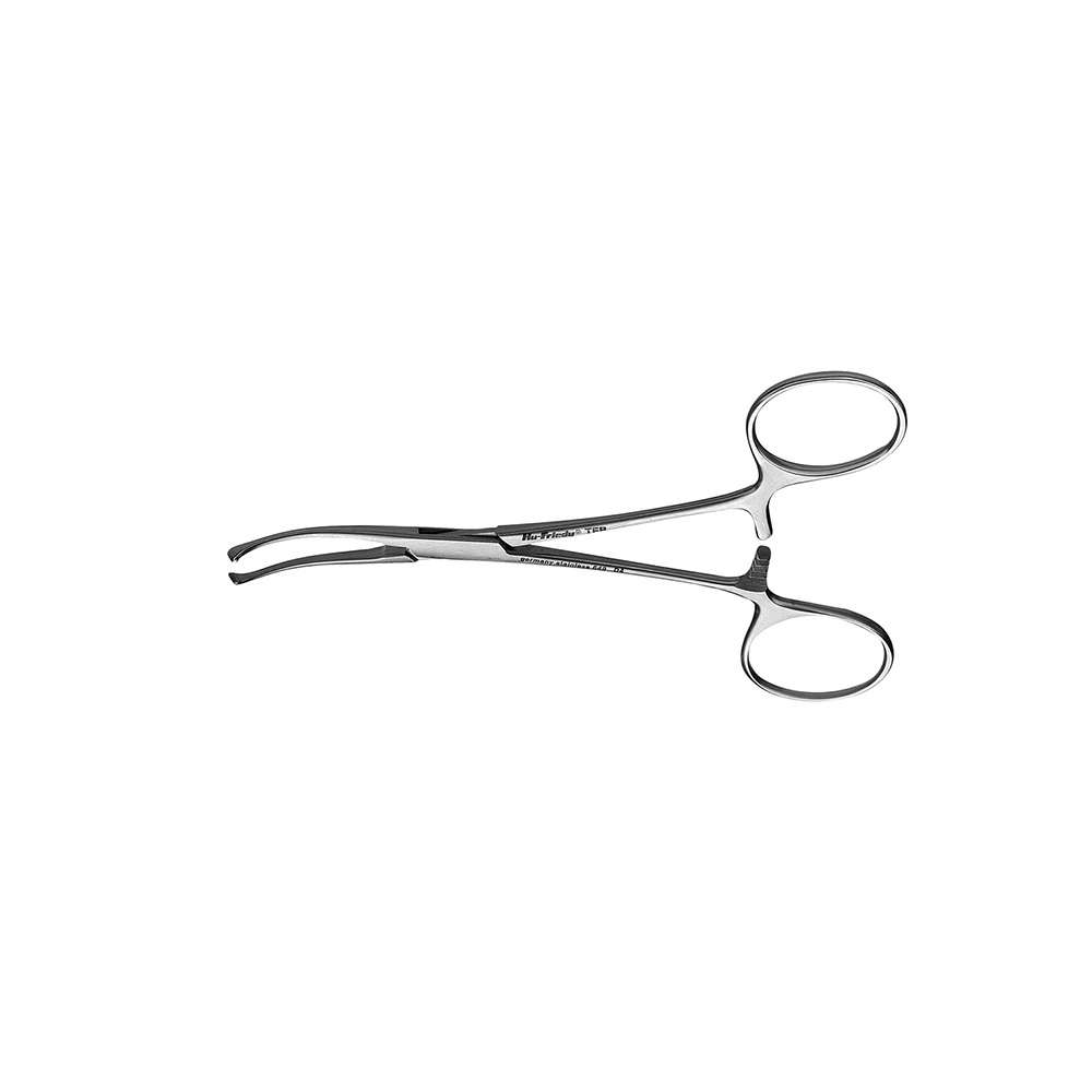 Tissue Forceps Allisson Baby 12.5cm Curved for Dental Surgery - Hu-Friedy - Delynov