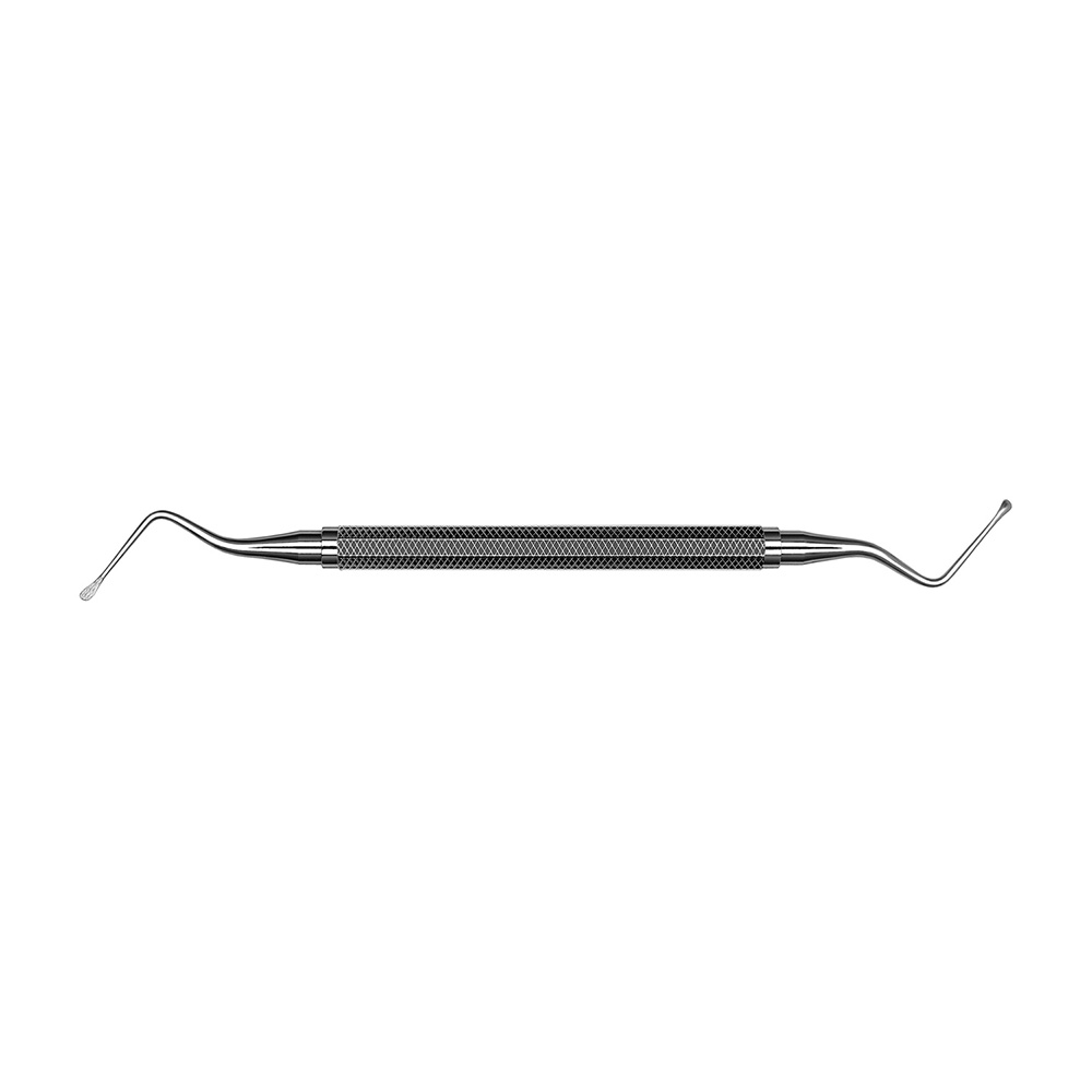 Alveolar curette Lucas number 84 handle number 522 2.2mm - Hu-Friedy - Delynov