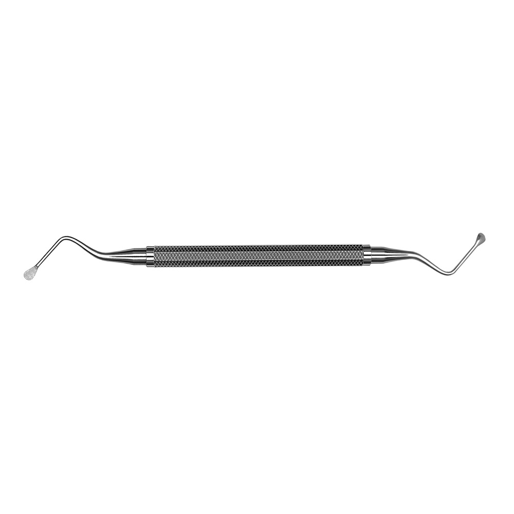 Alveolar curette Lucas number 87 handle number 522 3.5mm - Hu-Friedy - Delynov