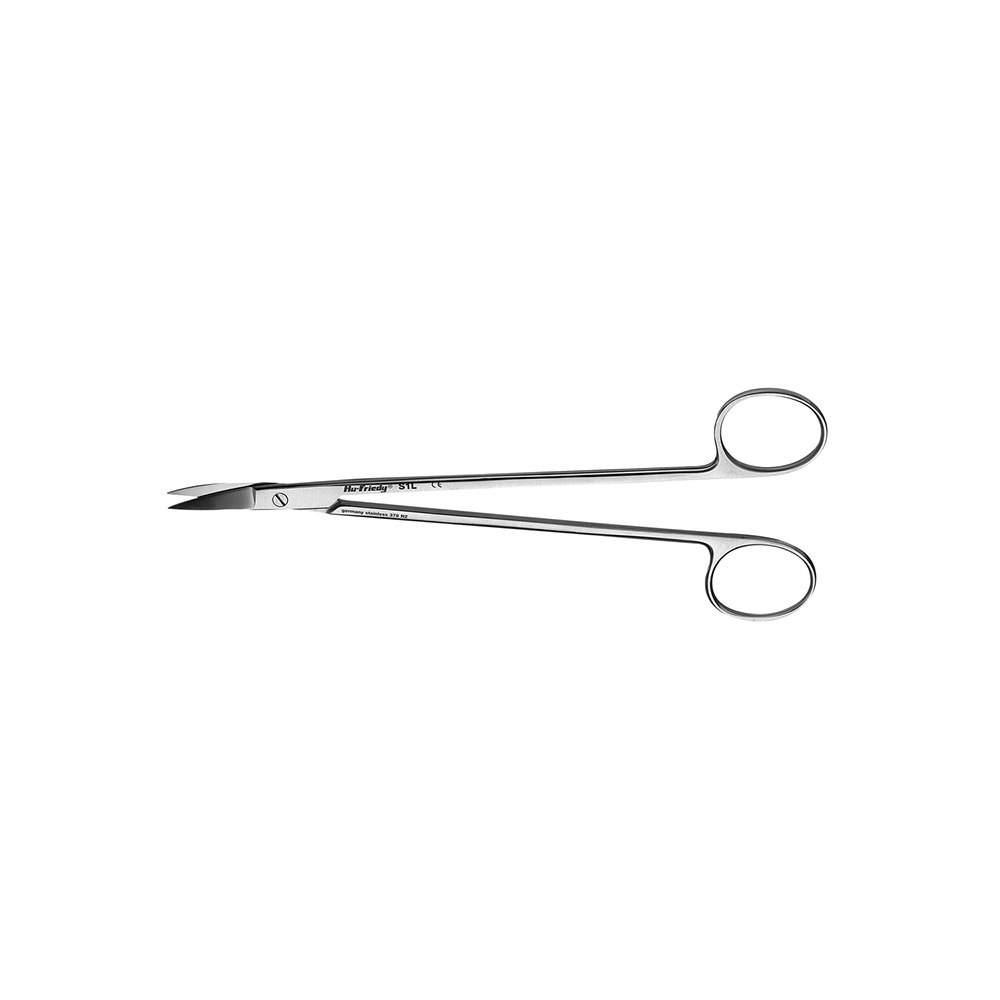 Scissors Kelly #1L Curved Serrated Pointed 18cm - Hu-Friedy - Delynov