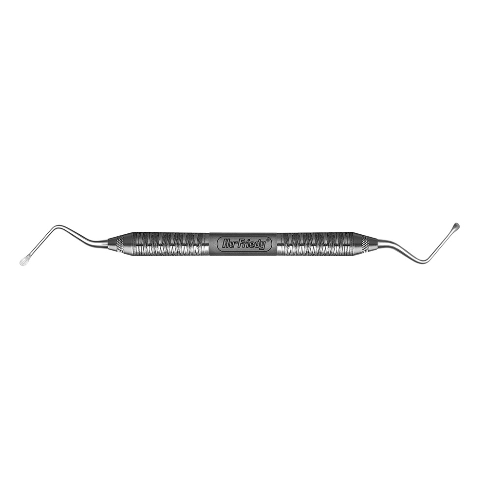 Alveolar curette Lucas number 86 handle number 6 2.8mm - Hu-Friedy - Delynov