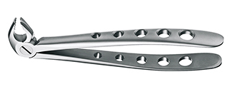 ANGLED DENTAL EXTRACTION FORCEPS - Helmut Zepf (12.222.00Z)