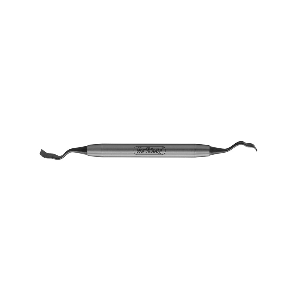 Scraping Bone Curette Buser Number 1/2 with Handle Number 10 4.0-5.0mm Black Series - Hu-Friedy - Delynov