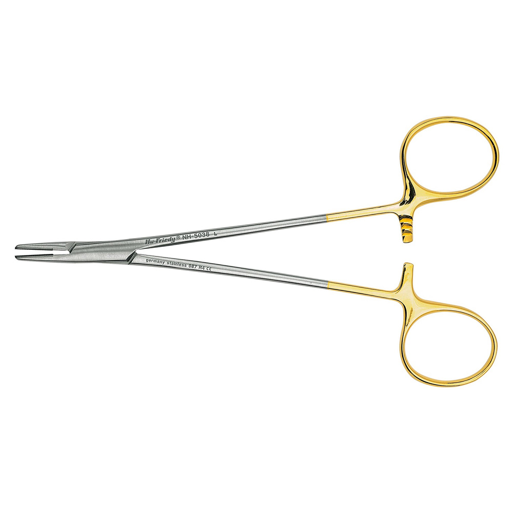 Needle Holder Crile-Wood Number 5038L Left-Handed Tungsten Carbide 15cm - Hu-Friedy - Delynov