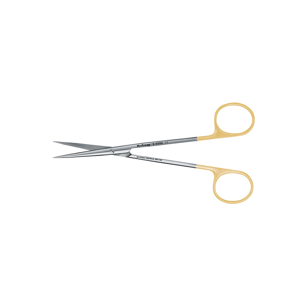 Perma Sharp 14.5cm Striated Pointed Metzenbaum Scissors Number 5056 - Hu-Friedy - Delynov