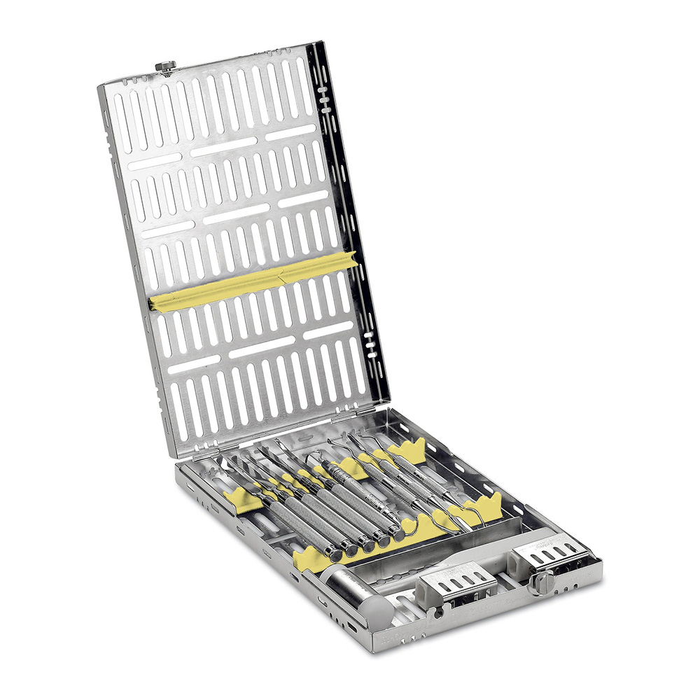 IMS Cassette Signature DIN 13 instruments jaune - Hu-Friedy - Delynov- Delynov.