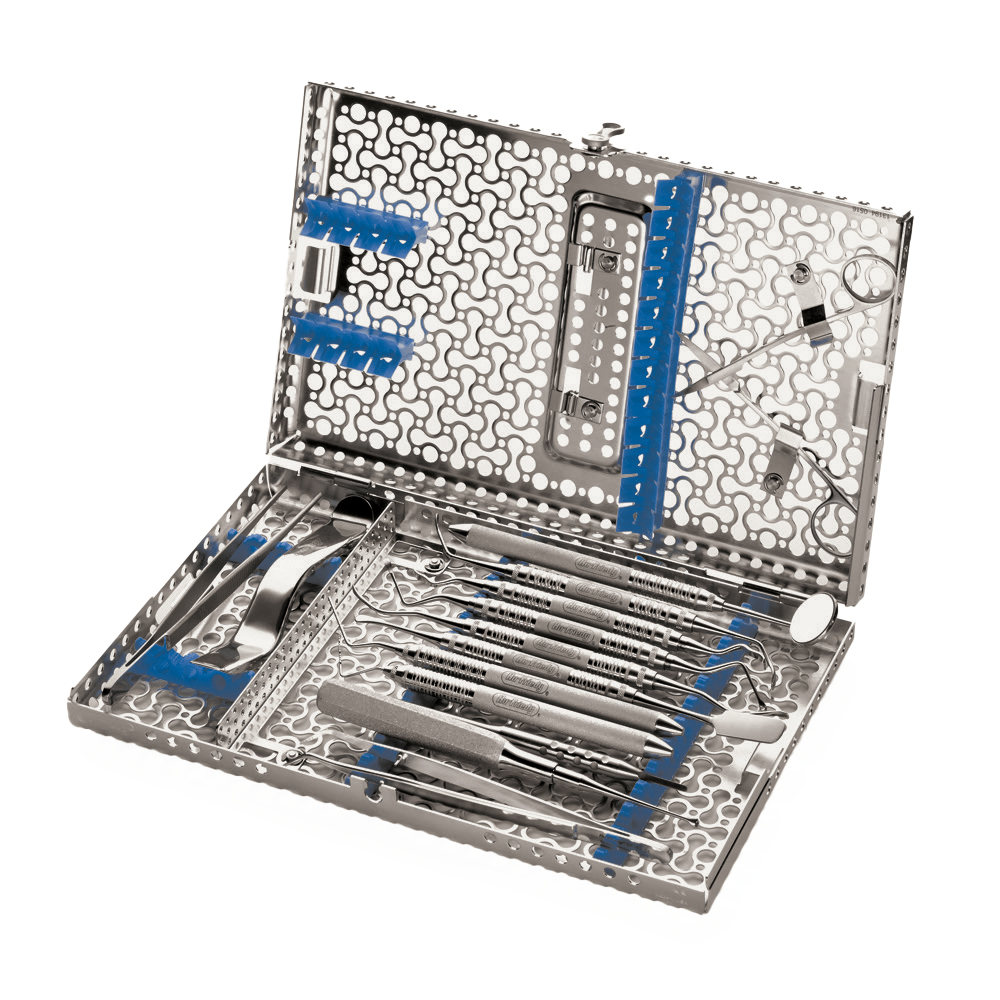 IMS Infinity DIN Container Cassette. Chirurgie bleu 2c - Hu-Friedy - Delynov