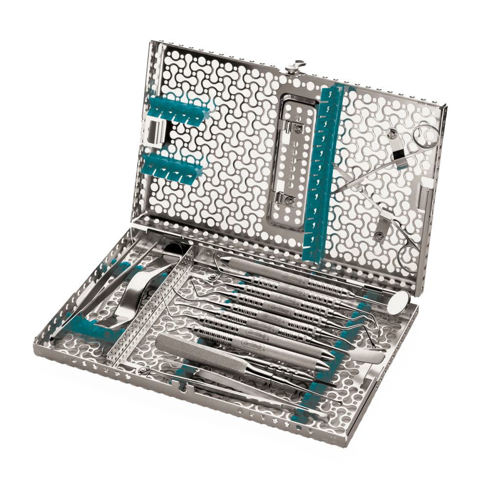 IMS Infinity DIN Container Cassette. chirurgie bleu océan 2c - Hu-Friedy - Delynov