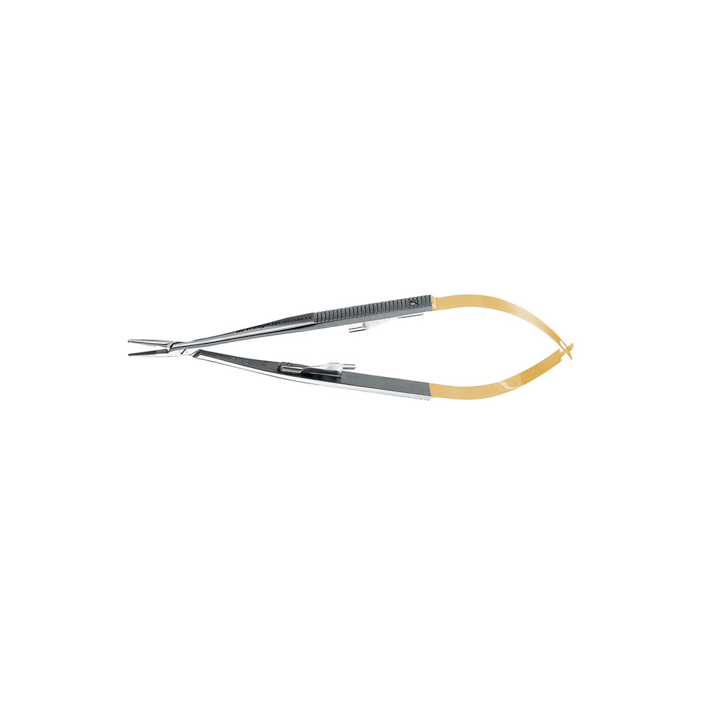 Castroviejo Needle Holder Number 5020M Straight Tungsten Carbide 14cm - Hu-Friedy - Delynov