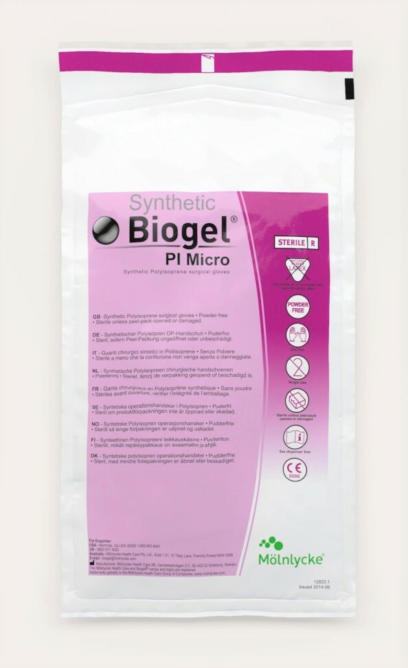 1 Carton of 4 boxes of 50 pairs (200 pairs) of Biogel® PI Micro gloves - Size 7.0 BARRIER®