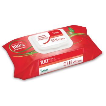 Carton de 6 x 100 lingettes - Sachet de 100 lingettes - Dentasept SH Pro Wipes - Anios (2477655EC) - Delynov