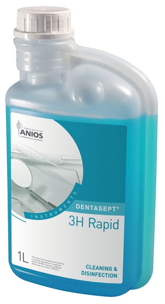 Carton de 3 x 1 L - Flacon de 1 L - Dentasept 3H Rapid - Anios (2535137R8) - Delynov