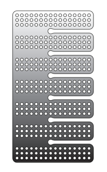 Plaque de flexion horizontale lisse pour implantologie, chirurgie orale et maxillo-faciale - Jeil Medical (12-GM-L01) - Delynov