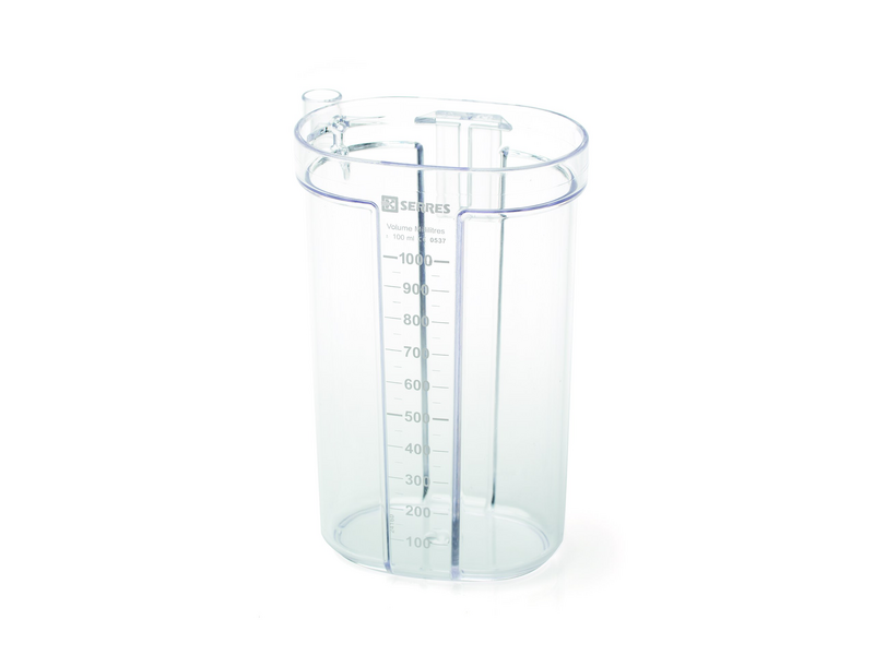 Transparent 1L Aspiration Jars - Dental Surgery