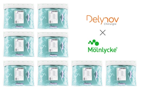 [97140317-00] (Nouveau) Kits Stériles Delynov par 1 Carton de 8 pièces - Mölnlycke - Delynov