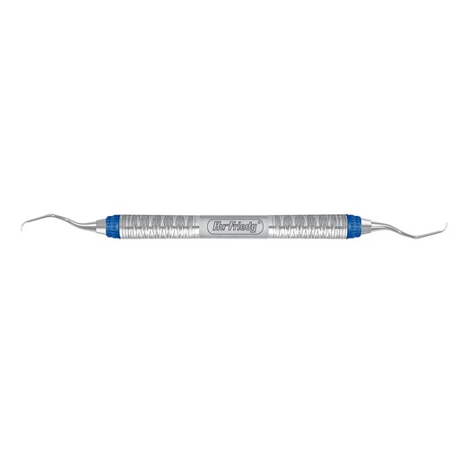 [P96] Curette Gracey Numéro 213/214 avec manche Numéro 7 bleu mini - Hu-Friedy - Delynov