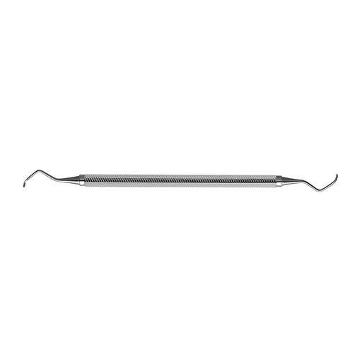 [IM4209] Curette number 411/412 with universal handle number 2 - Hu-Friedy - Delynov