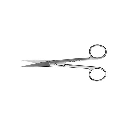 [SGUN1/26] Surgical straight pointed scissors 14.5cm - Hu-Friedy - Delynov