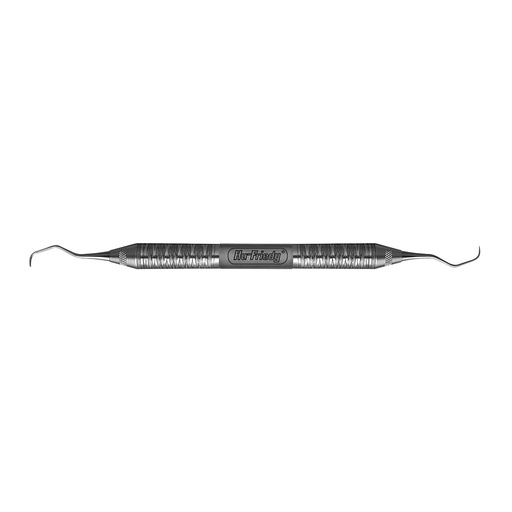 [EXC2469] Grace Curved Curette #3/4 with #6 handle for oral/labial use - Hu-Friedy - Delynov