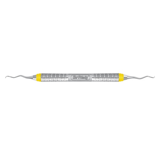 [EXC19W] Curette Gracey n°215/216 manche n°7 jaune convexe-concave - Hu-Friedy - Delynov