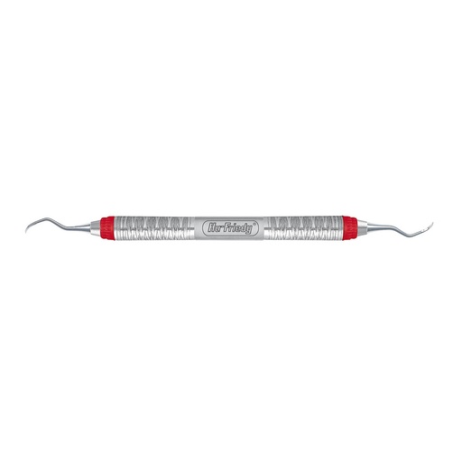 [PFI118] Scaler number 311/312 with red handle number 7 mini sickle - Hu-Friedy - Delynov