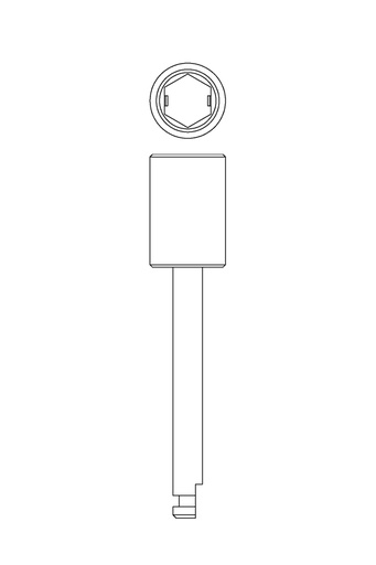 [39CA9RA] The product title translated into English is x1 long adapters for implantology spreader CA9RA - Meisinger - Hager & Meisinger GmbH (39CA9RA) (39CA9RA).