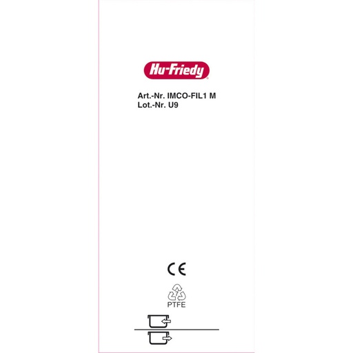 [IMCO-FIL1M] IMS Conteneur Accessoires Filtre permanent PTFE 95 x 215 mm version M 2 pc/paquet - Hu-Friedy - Delynov